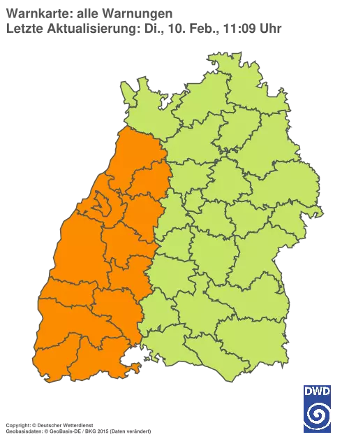 Aktuelle Wetterwarnungen für %region%