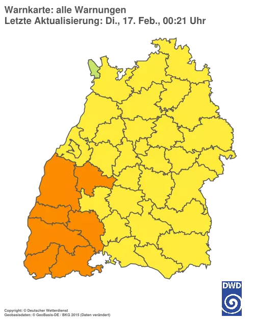 Aktuelle Wetterwarnungen für %region%