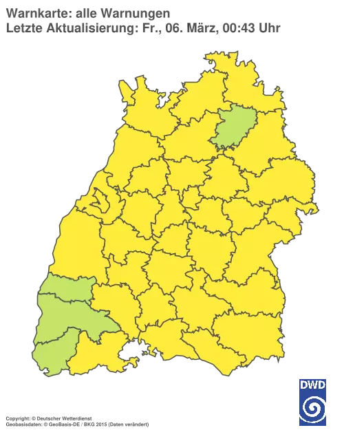 Aktuelle Wetterwarnungen für %region%