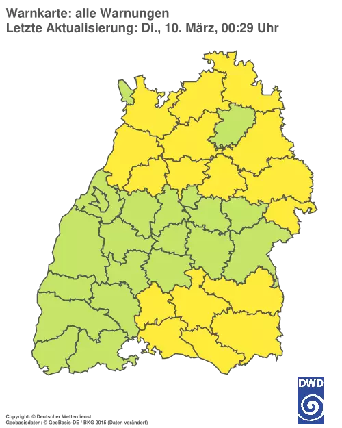 Aktuelle Wetterwarnungen für %region%