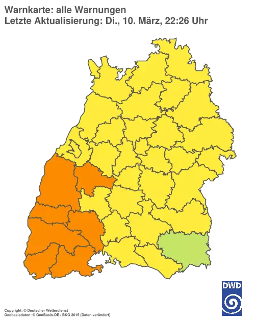 Aktuelle Wetterwarnungen für %region%