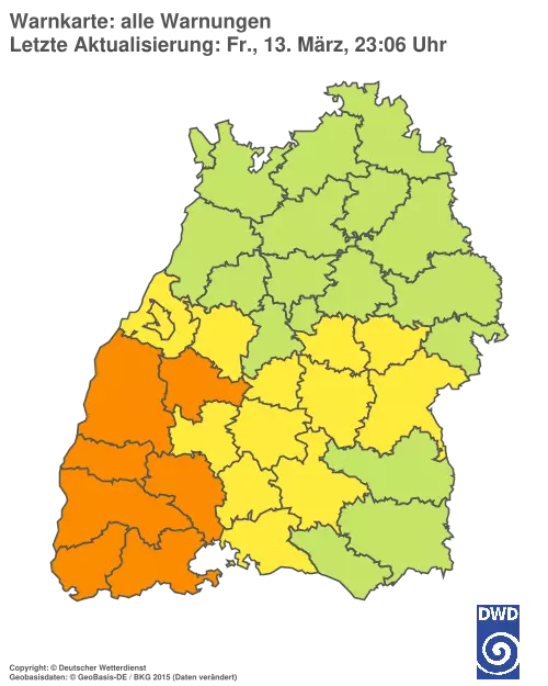 Aktuelle Wetterwarnungen für %region%