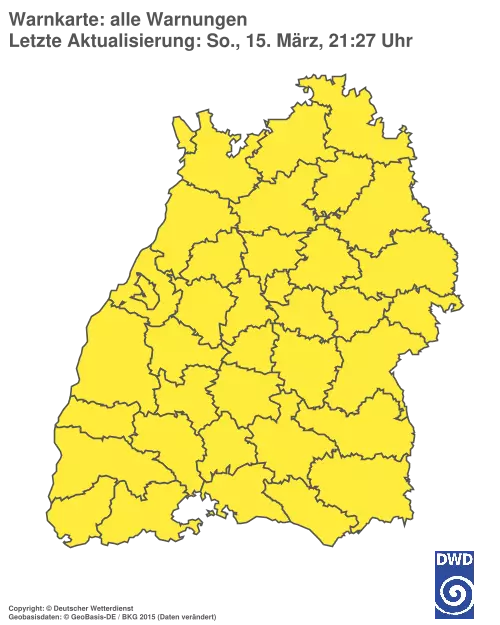 Aktuelle Wetterwarnungen für %region%