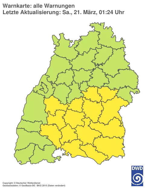 Aktuelle Wetterwarnungen für %region%