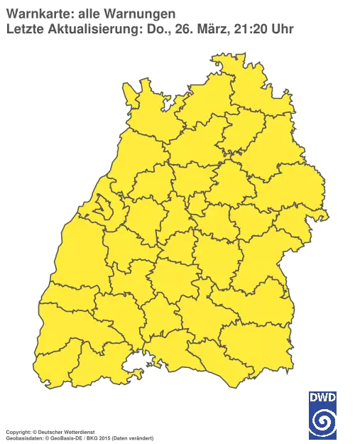 Aktuelle Wetterwarnungen für %region%