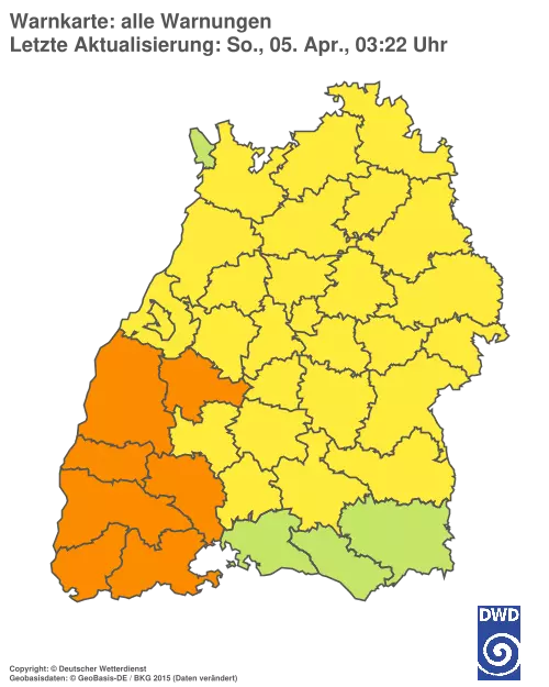 Aktuelle Wetterwarnungen für %region%