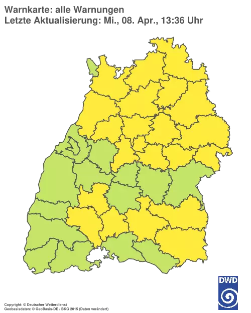 Aktuelle Wetterwarnungen für %region%