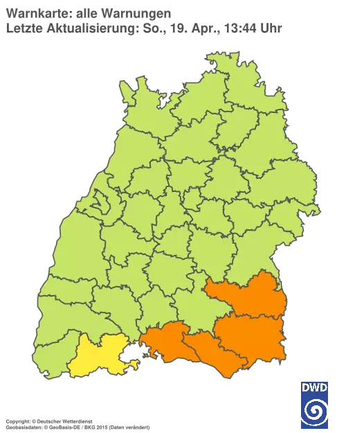 Aktuelle Wetterwarnungen für %region%