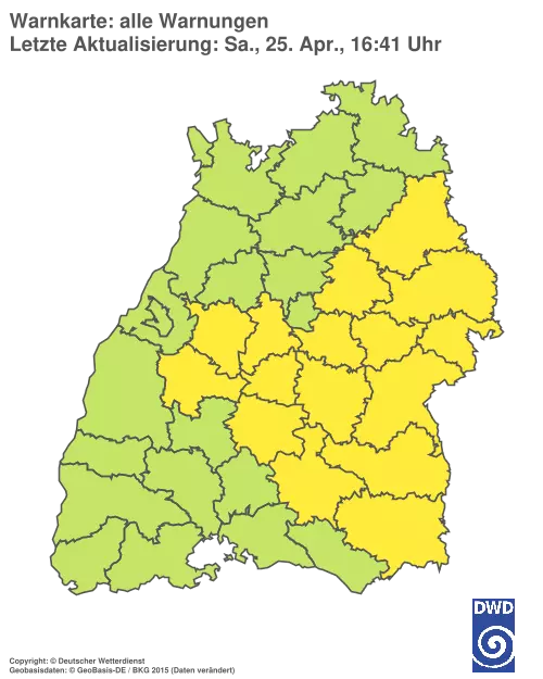 Aktuelle Wetterwarnungen für %region%